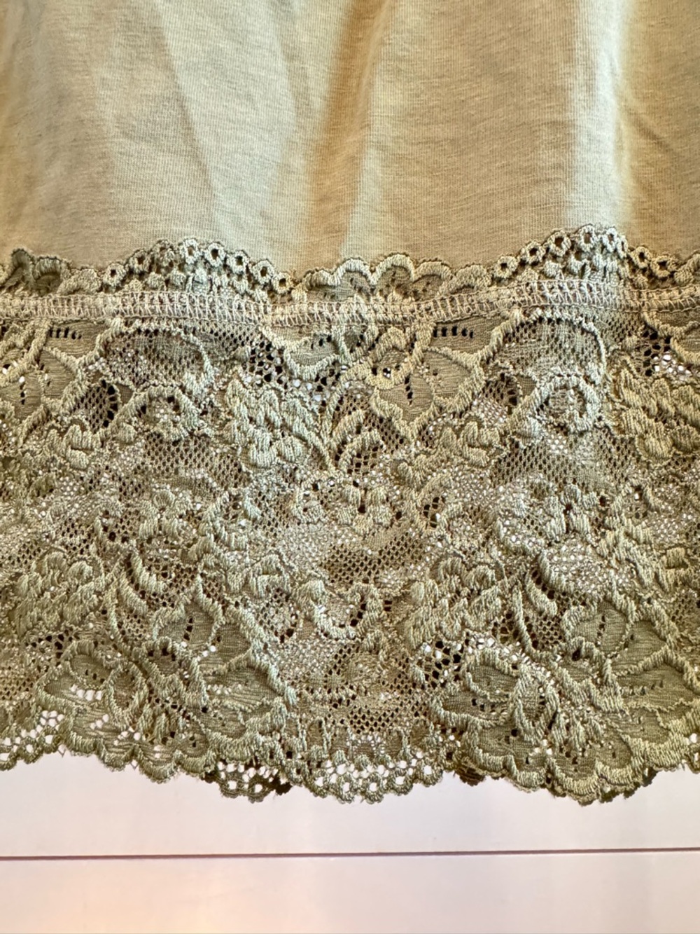 Sundance Elan Womens Lace Tank Sage - Picture 3 of 7